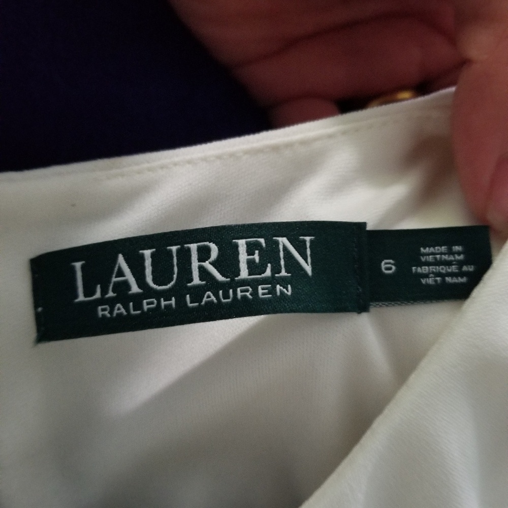 Ralph Lauren off white dress - Picture 3 of 4